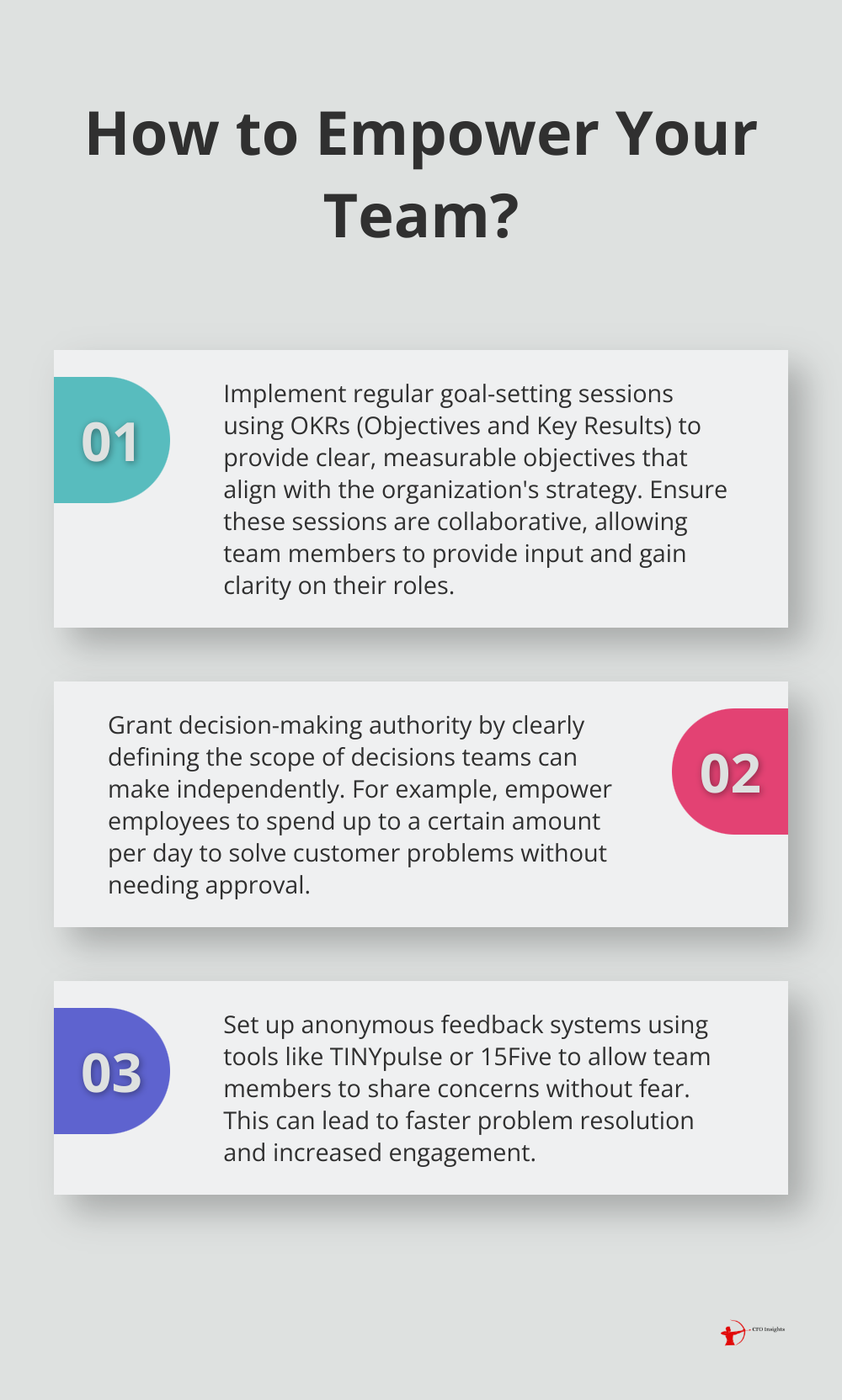 Infographic: How to Empower Your Team?