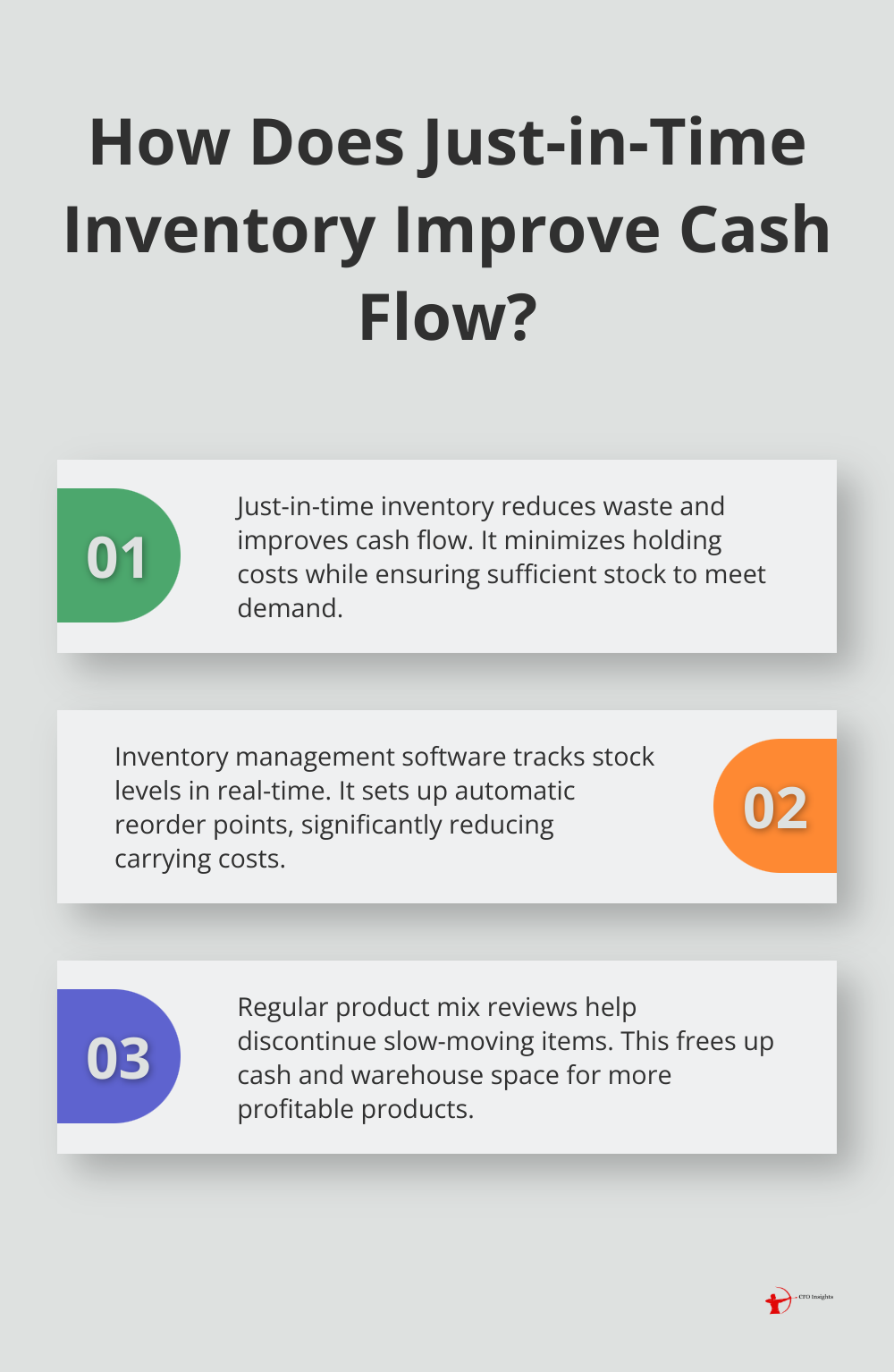 Infographic: How Does Just-in-Time Inventory Improve Cash Flow? - Cash flow optimization