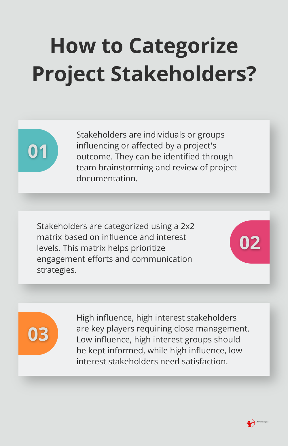 Infographic: How to Categorize Project Stakeholders? - Stakeholder analysis