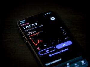 Photo Stock market trading
